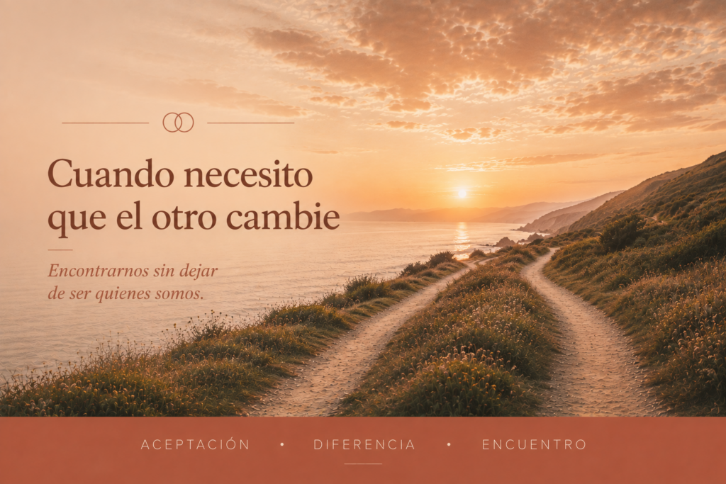 Cuando necesito que el otro cambie para poder estar bien